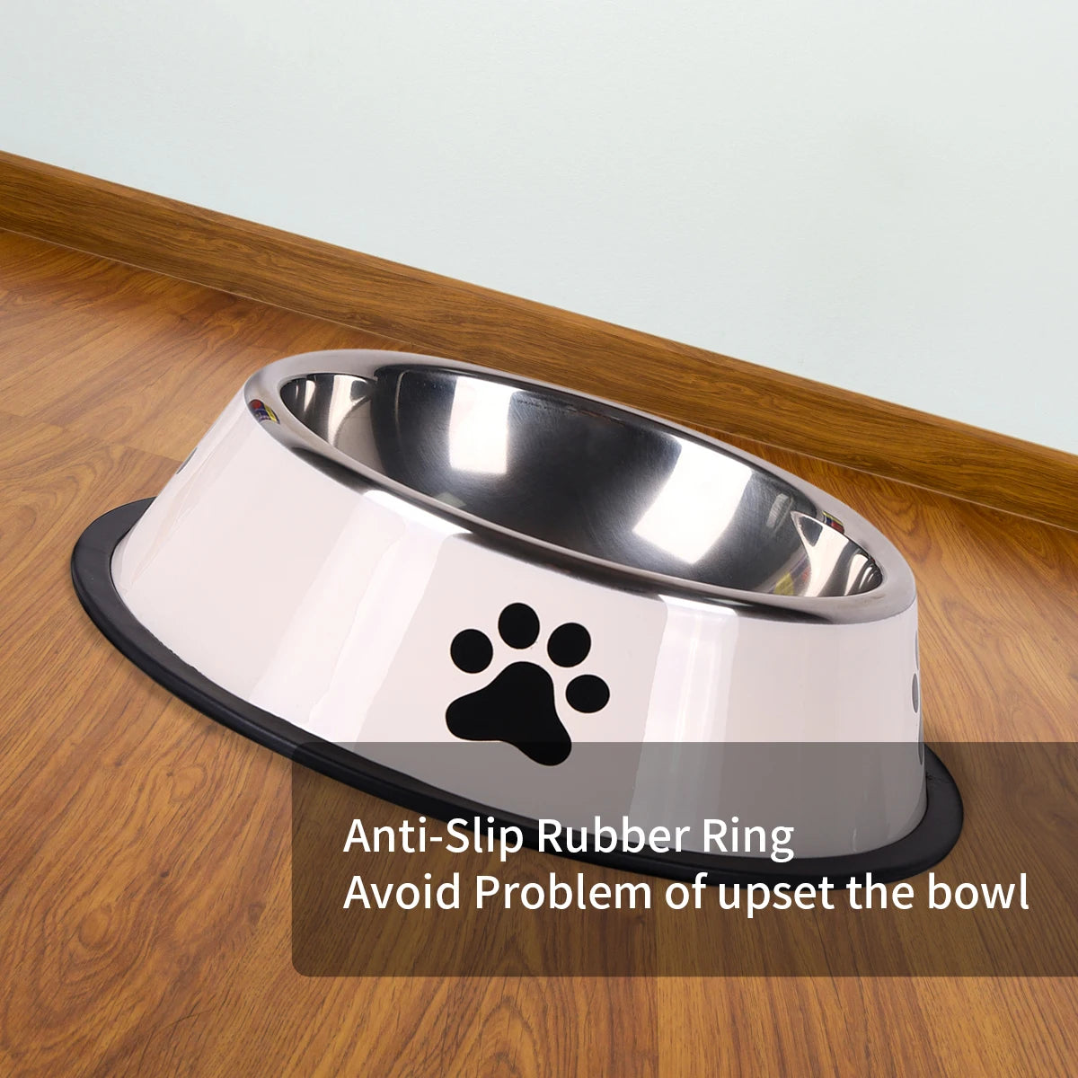 Gamelle Inox Antiglisse pour Chat et Chien