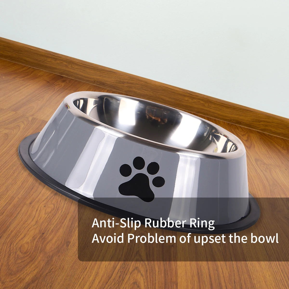 Gamelle Inox Antiglisse pour Chat et Chien